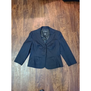 Petite Sophisticate Black Blazer Jacket 0P